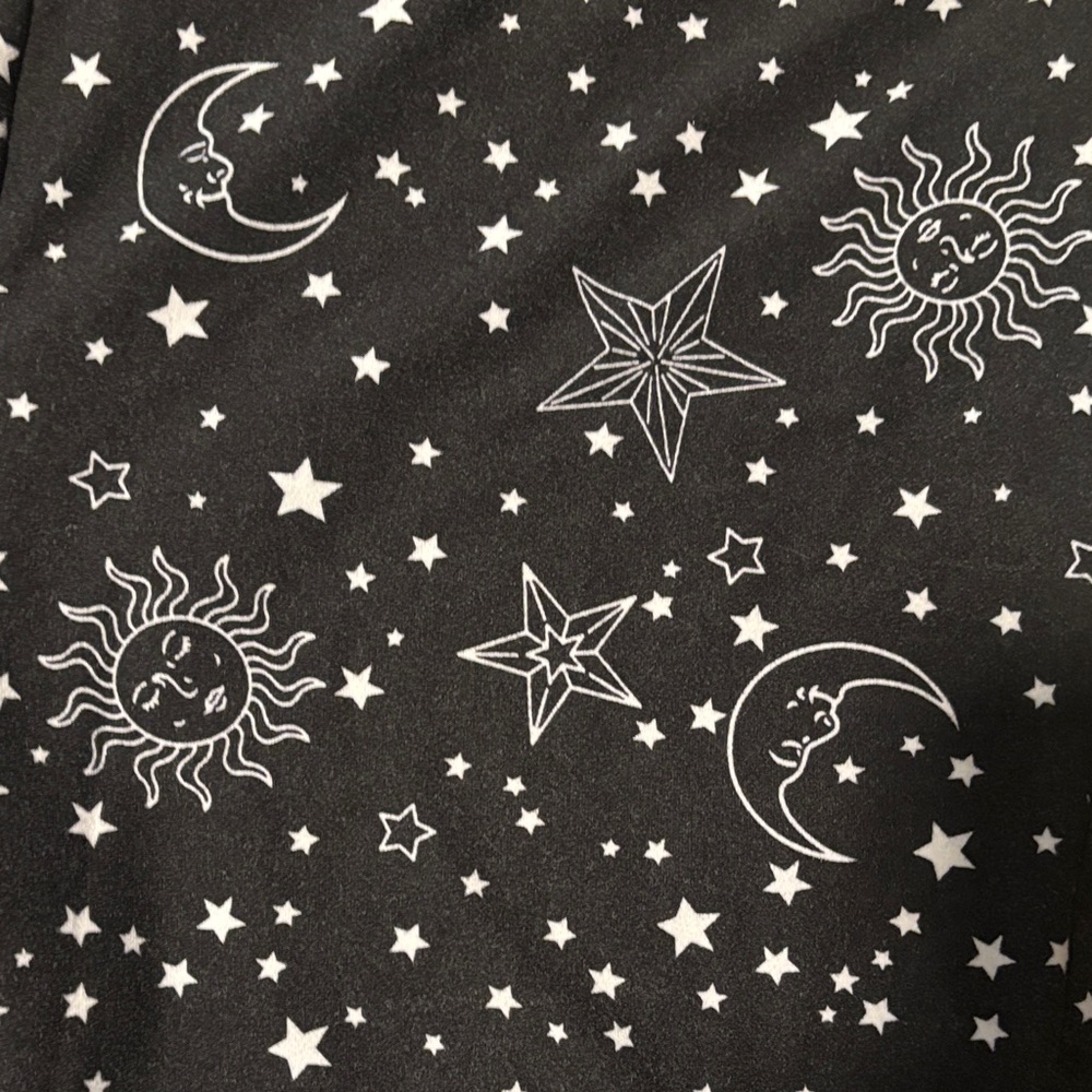 No Boundaries Black Celestial Print Joggers/ yoga pants
